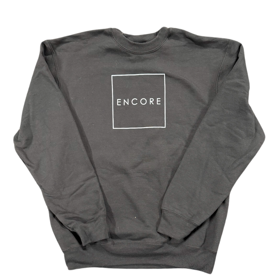 Black Encore Square Logo Sweatshirt