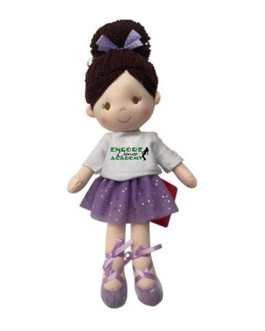 15" Ballerina Doll-Purple/Brown Hair