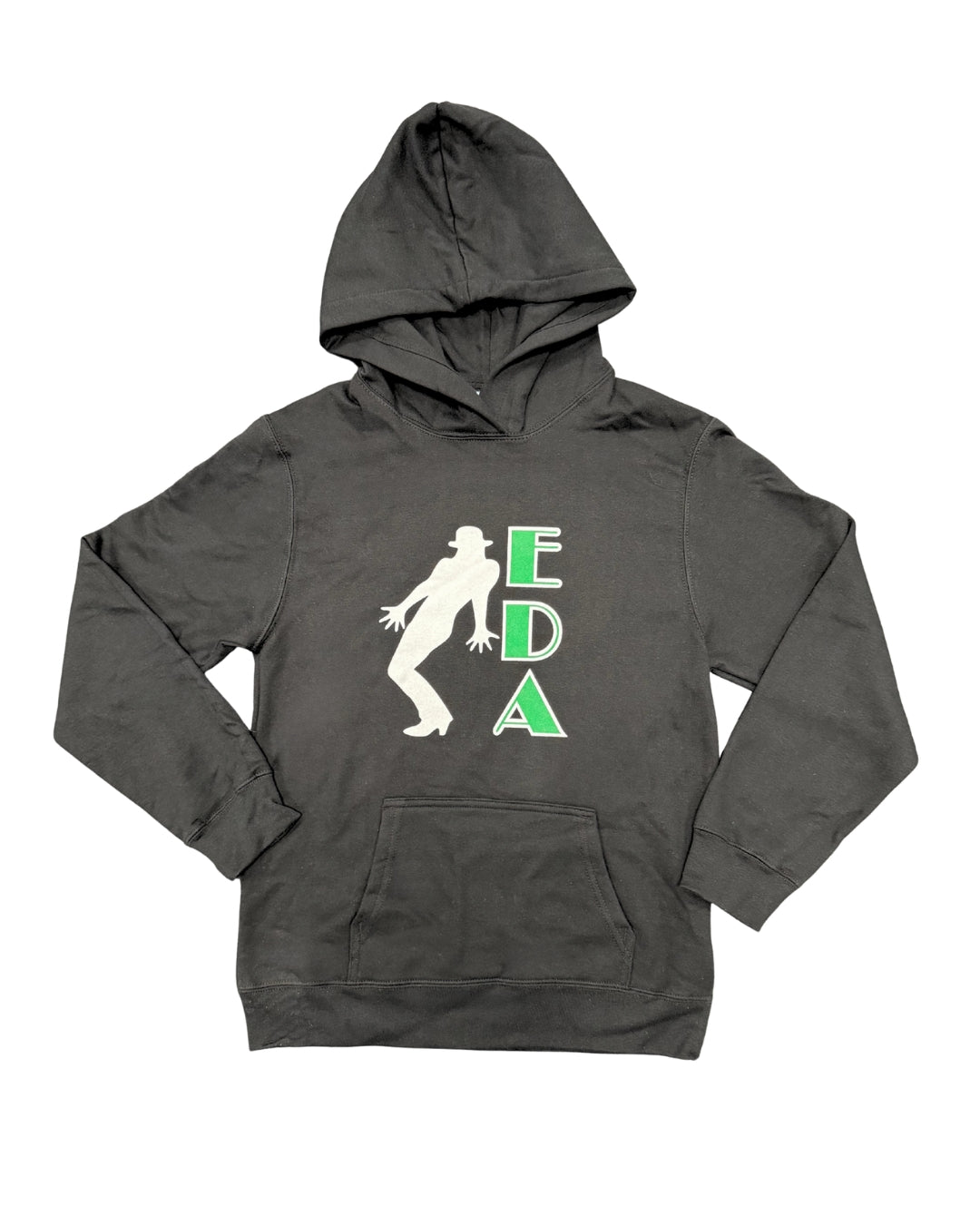 Black EDA Child Hooded Sweatshirt