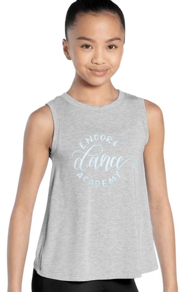Gray Logo Bow Back Tank