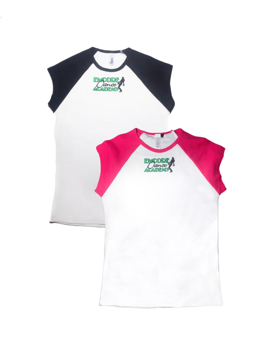 Baseball Logo Crop Sleeve Tee