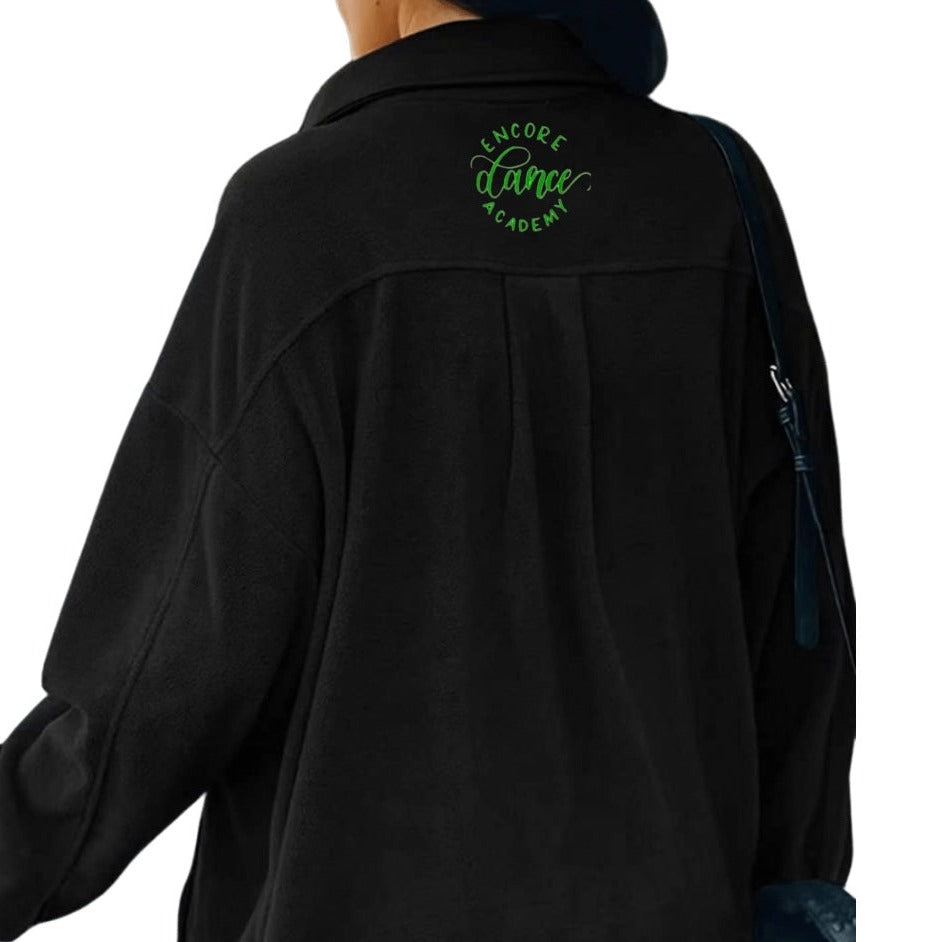 Adult Black Shacket