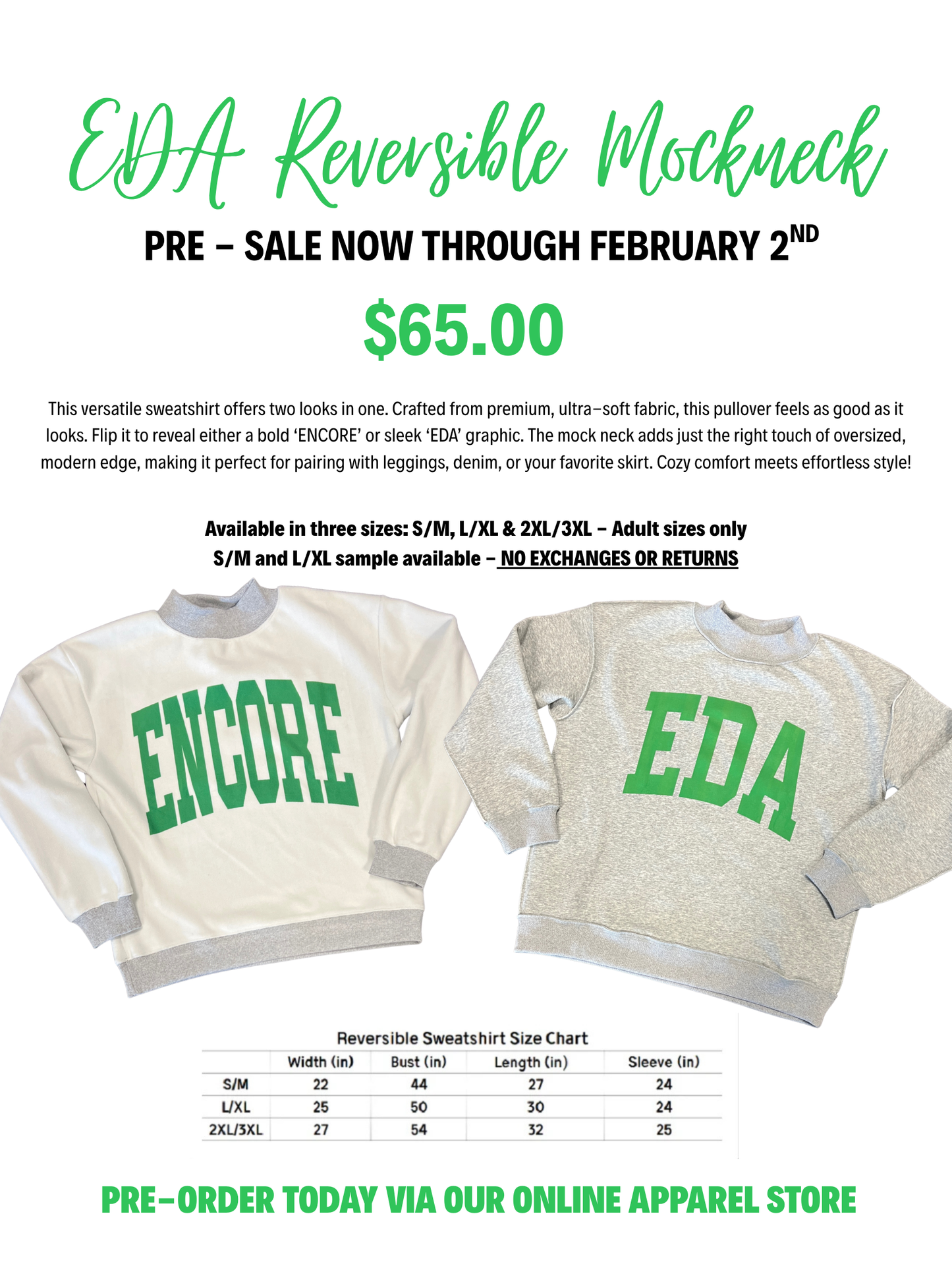 EDA Mockneck Sweatshirt