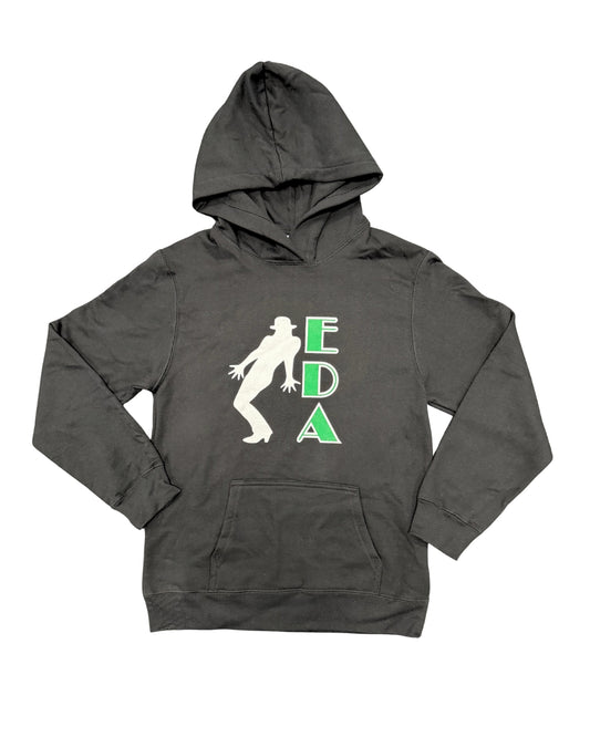 Black EDA Child Hooded Sweatshirt