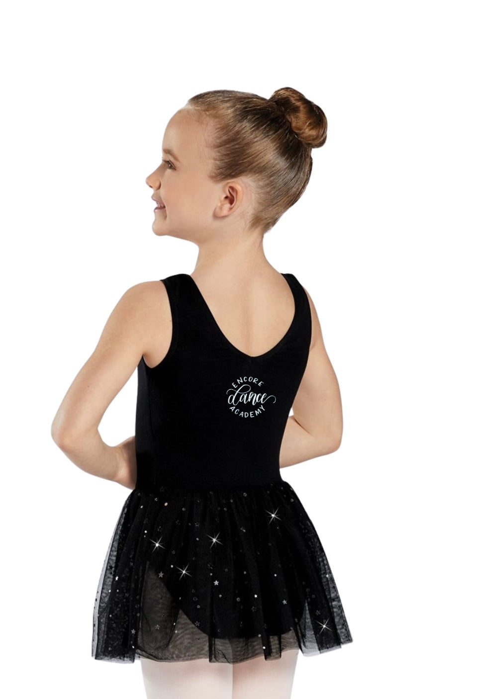 Leotard with Attached Star Skirt
